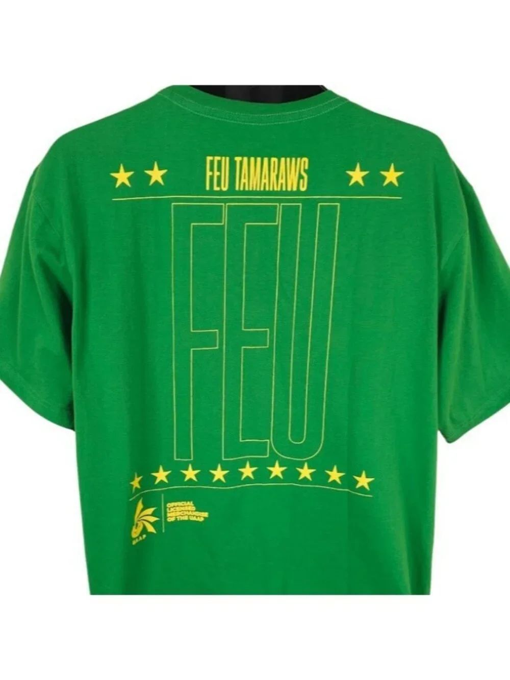 Feu Tamaraws T Shirt Mens Size 2XL Green Basketball Far Eastern University